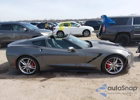 2016 Chevrolet Corvette Stingray Z51 из США, поврежденный, VIN 1G1YM2D73G5111075